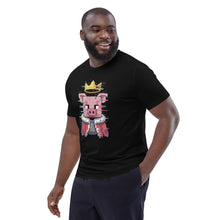 Load image into Gallery viewer, Technoblade Tribute Tee – Unisex Organic Cotton Minecraft Shirt - Front of Tee on male model