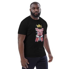 Load image into Gallery viewer, Technoblade Tribute Tee – Unisex Organic Cotton Minecraft Shirt - Front of Tee on male model
