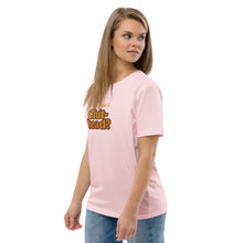 Load image into Gallery viewer, Chit-Head "Do It Lady" Organic Cotton Tee (Cotton Pink | Front/Left of Tee)