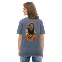 Load image into Gallery viewer, Chit-Head "Do It Lady" Organic Cotton Tee (Dark Heather | Back of Tee)