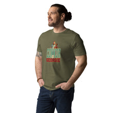 Load image into Gallery viewer, Connor Tomlinson Tee – 'Butterflies..? Try Locusts' Love on the Spectrum Fan Favorite | Khaki | Front of Tee on male model 5
