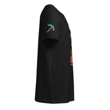 Load image into Gallery viewer, Chicken Jockey T-Shirt – Pixel Brawl Tee for Minecraft Fans - Right side of tee