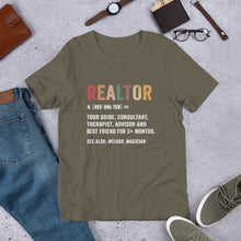 Load image into Gallery viewer, Realtor Funny Definition Soft Tee