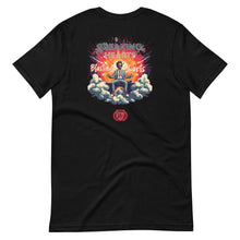 Load image into Gallery viewer, unisex-staple-t-shirt-black-back-Breaking-hearts-blasting-farts-by-VTown-Designs-Dot-Com