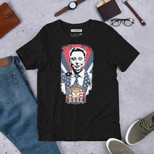 Load image into Gallery viewer, Elon Musk DOGE T-Shirt | Bold Patriotic Meme Apparel