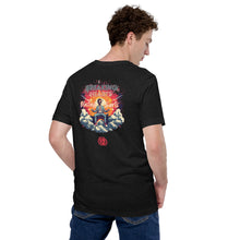 Load image into Gallery viewer, unisex-staple-t-shirt-black-heather-back-Breaking-hearts-blasting-farts-by-VTown-Designs-Dot-Com