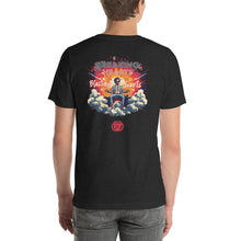 Load image into Gallery viewer, unisex-staple-t-shirt-black-heather-back-Breaking-hearts-blasting-farts-by-VTown-Designs-Dot-Com