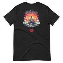 Load image into Gallery viewer, unisex-staple-t-shirt-black-heather-back-Breaking-hearts-blasting-farts-by-VTown-Designs-Dot-Com