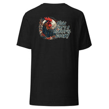 Load image into Gallery viewer, Now-thats-a-beautiful-cock!-by-vtowndesigns-dot-com-unisex-staple-t-shirt-black-heather-back