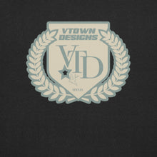 Load image into Gallery viewer, Bigfoot "Social Distancing Champion" T-Shirt – Unisex, Black - back - logo tag