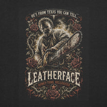 Load image into Gallery viewer, Wear Your Texas Horror Pride: Leatherface Roses Tee
