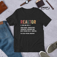 Load image into Gallery viewer, Realtor Funny Definition Soft Tee