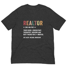Load image into Gallery viewer, Realtor Funny Definition Soft Tee