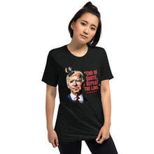 Load image into Gallery viewer, End of Quote, Repeat the line T-Shirt for Fans of Things Biden Said Model 4