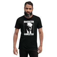 Load image into Gallery viewer, American Gangster Trump Mugshot Triblend Tee - Unisex Political Apparel