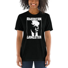 Load image into Gallery viewer, American Gangster Trump Mugshot Triblend Tee - Unisex Political Apparel