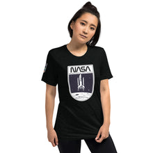 Load image into Gallery viewer, Conspiracy & Comfort Collide: 'NASA: Never Actually Sent Anyone' Tri-Blend Tee