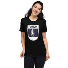 Load image into Gallery viewer, Conspiracy & Comfort Collide: 'NASA: Never Actually Sent Anyone' Tri-Blend Tee
