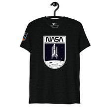 Load image into Gallery viewer, Conspiracy & Comfort Collide: 'NASA: Never Actually Sent Anyone' Tri-Blend Tee