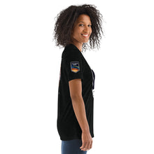 Load image into Gallery viewer, Conspiracy & Comfort Collide: 'NASA: Never Actually Sent Anyone' Tri-Blend Tee (SIDE)