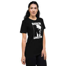 Load image into Gallery viewer, American Gangster Trump Mugshot Triblend Tee - Unisex Political Apparel
