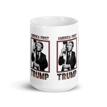 Load image into Gallery viewer, Trump America First Ceramic Mug – Sturdy & Dishwasher Safe
