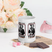 Load image into Gallery viewer, Trump America First Ceramic Mug – Sturdy & Dishwasher Safe