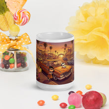 Load image into Gallery viewer, 15oz Ceramic Mug Peanuts Los Angeles Chicano Lowrider Scene