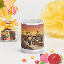 Load image into Gallery viewer, 15oz Ceramic Mug Peanuts Phoenix Arizona Sunset Street Scene