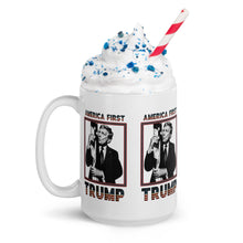 Load image into Gallery viewer, Trump America First Ceramic Mug – Sturdy & Dishwasher Safe