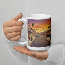 Load image into Gallery viewer, 15oz Ceramic Mug Peanuts Phoenix Arizona Sunset Street Scene