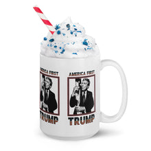 Load image into Gallery viewer, Trump America First Ceramic Mug – Sturdy & Dishwasher Safe