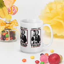 Load image into Gallery viewer, Trump America First Ceramic Mug – Sturdy & Dishwasher Safe