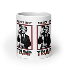 Load image into Gallery viewer, Trump America First Ceramic Mug – Sturdy & Dishwasher Safe
