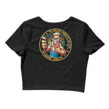 Load image into Gallery viewer, "Coolest Finger in the Gym!" Women's Crop Tee