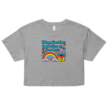 Load image into Gallery viewer, "I Hope Your Day is as Nice as Your Butt" Crop Top – Soft Cotton, Fun Fit