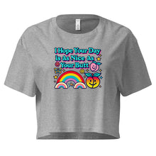 Load image into Gallery viewer, "I Hope Your Day is as Nice as Your Butt" Crop Top – Soft Cotton, Fun Fit