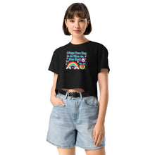Load image into Gallery viewer, "I Hope Your Day is as Nice as Your Butt" Crop Top – Soft Cotton, Fun Fit