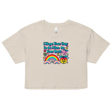Load image into Gallery viewer, "I Hope Your Day is as Nice as Your Butt" Crop Top – Soft Cotton, Fun Fit