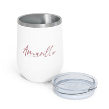 Load image into Gallery viewer, The Elegantly Rose Gold Amarillo Texas Insulated Wine Tumbler