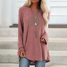 Load image into Gallery viewer, Victory Gear Women's Long Sleeve Loose Fit T-shirt