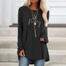 Load image into Gallery viewer, Victory Gear Women's Long Sleeve Loose Fit T-shirt