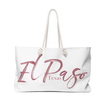 Load image into Gallery viewer, The Elegantly Rose Gold El Paso Texas Weekender Tote