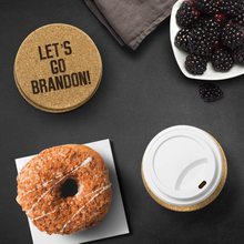 Load image into Gallery viewer, Let's Go Brandon! #LGB Round Cork Coaster