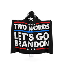 Load image into Gallery viewer, lets-go-brandon-hooded-blanket-back