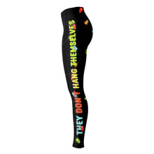 Load image into Gallery viewer, "Christmas Lights Are Like Epstein" Leggings UCS By V-Town Designs
