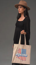 Load and play video in Gallery viewer, arizona-stars-and-stripes-tote-bag-video