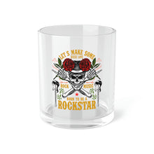 Load image into Gallery viewer, Born To Be A Rockstar Bar Glass For Fans of Rock Music 2