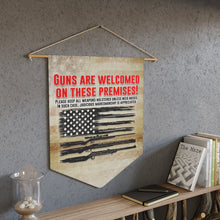 Load image into Gallery viewer, Guns Permitted Pennant by Vtown Designs