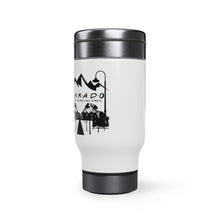 Load image into Gallery viewer, Verrado Stainless Steel Travel Mug with Handle (Tree-Lined Streets)